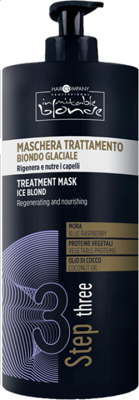 náhľad TREATMENT MASK ICE BLONDE Inimitable - maska pre ľadovú blond 1000 ml.-1731